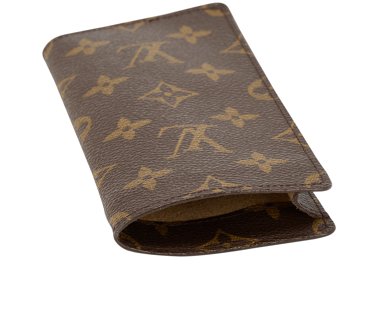 Louis Vuitton Glasses Case, &pound;150, Accessories, Brown, Canvas, Inside view